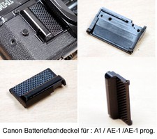 Batteriefach Deckel für Canon A-1 / AE-1 / AE-1pr.   Battery Door ##