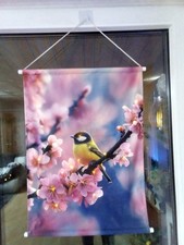 wandbild Vogel mit Timer