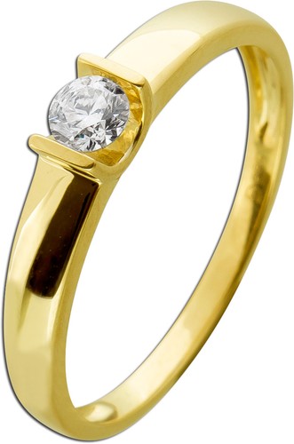 Verlobungsring gelbgold 585 - gelbgold,