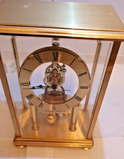 KUNDO DREHPENDELUHR  LÄUFT/ TISCHUHR / DEFEKTER DREHPENDEL