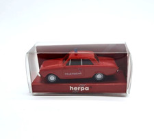 Herpa H0 1:87 044776 Ford Taunus Limousine Feuerwehr  - rot in OVP