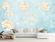3D Blume Muster Q7851 Tapete Wandgemälde Fototapete Selbstklebend Kay