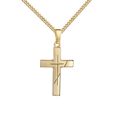 Kreuz anhänger gold - anhänger,