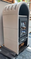 Kaminofen 6 kW "Yjdepejsen-Young line" m. Fliesenverkleidung, gut erhalten