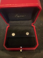 Cartier  Love Ohrstecker in weißgold, neu 