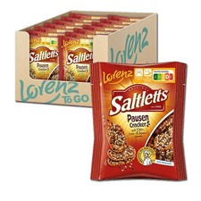 (20,98€/1kg) Lorenz Saltletts Pausen Cracker, Laugengebäck, 20 Beutel je 40g