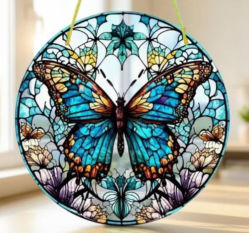 Acrylbild schmetterling - acrylbild,