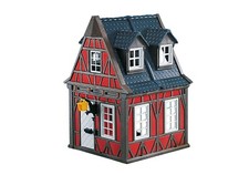 Playmobil 7785 Rotes Fachwerkhaus zu Ritterburg Museum Bäckerei Schmiede Neu