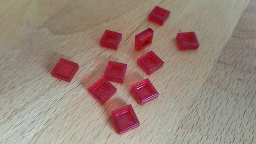 Durchsichtig rote lego - durchsichtig,