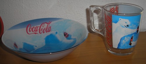 Coca cola eisbär schale - cola,