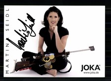 Martina Seidl Autogrammkarte Originial Signiert Biathlon + A 246666
