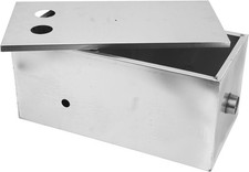 28L Küchenspüle Edelstahl Fettabscheider - Öl Wasserabscheider (50x25x23cm) #