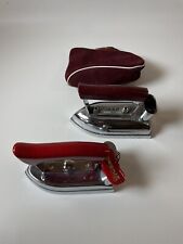 2 x Vintage Bügeleisen Retro Deko 60/70 er Jahre Bügeln Bügeleisen L101F