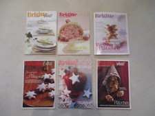 Brigitte Viva und Brigitte Extra Rezepthefte 6 Hefte DIN A 4