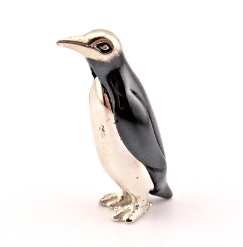 Rarität silberfigur pinguin - silberfigur,