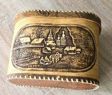 Holz Birkenrinde Brotbox