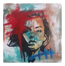 Original Gemälde Unikat signiert Abstrakt Modern Kunst Malerei Bild Art Portrait