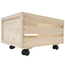 Holzschallplattenkoffer auf