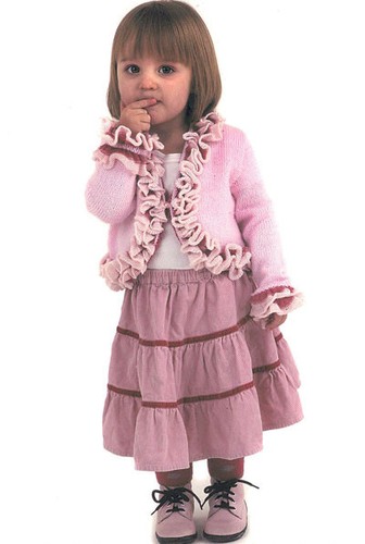 Mädchen strickmuster bolero - strickmuster,