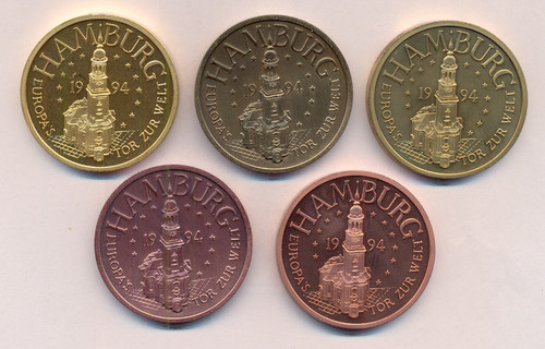 Medaille hansestadt hamburg - medaille,