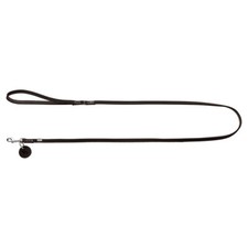 Hunter Welpenleine Aalborg Schwarz für Kleine Hunde aus Rindsleder