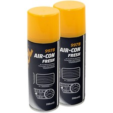 MANNOL Air Con Fresh Klimaanlagen Desinfektion Reiniger 2x 200 ml Aircon