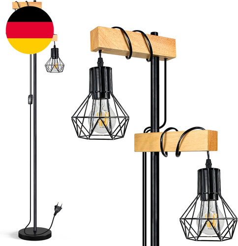 Hibay stehlampe led flammig - stehlampe,