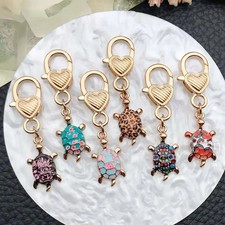 1 Stück Schildkröte Schlüsselanhänger verschiedenen Farben + Geschenkbeutel NEU