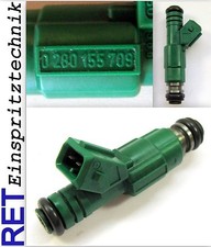 Einspritzdüse BOSCH 0280155709 Opel Omega B 2,0 16 V gereinigt & geprüft