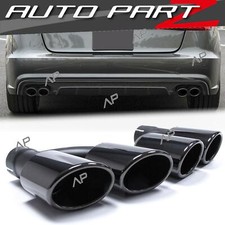 Schwarz Endrohr Auspuffblenden