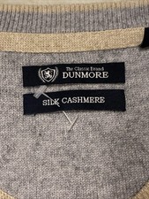 Klassischer Herren Feinstrick Pullover Seide Silk Cashmere Dunmore L M 50