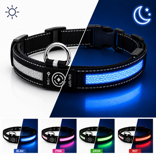 Hundehalsband leuchthalsband - hundehalsband,