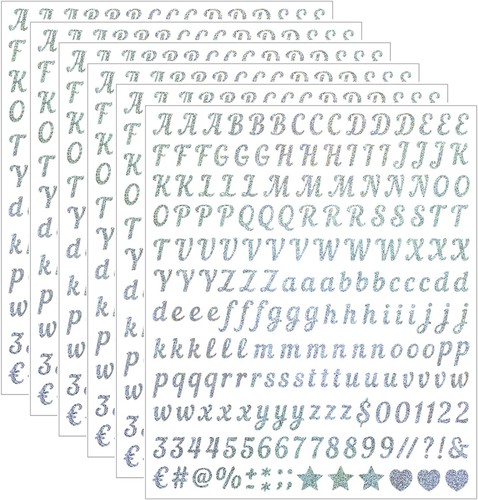 Stück buchstaben aufkleber - stück,