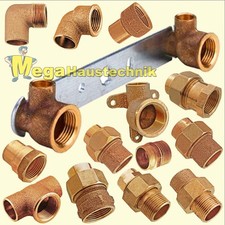 Löt-Fitting Gewindefitting Rotguss Lötfittings Lötfittinge für Kupferrohr Löten