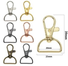 4 Stück Karabinerhaken mit