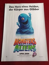 Monsters vs Aliens Kinoplakat Poster A1, Dreamworks Teaser