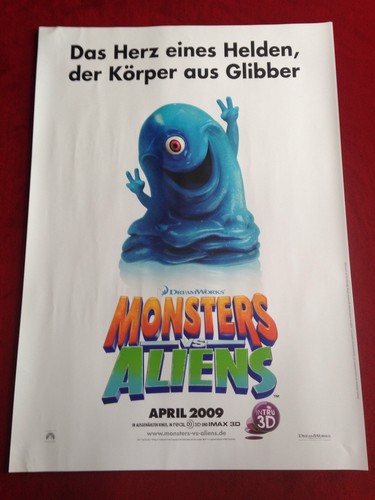 Monsters aliens kinoplakat - monsters,