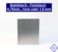 Stahlblech Feinblech Blech Zuschnitt 0,75 1 1,5 mm Stahl Blechstreifen Reparatur