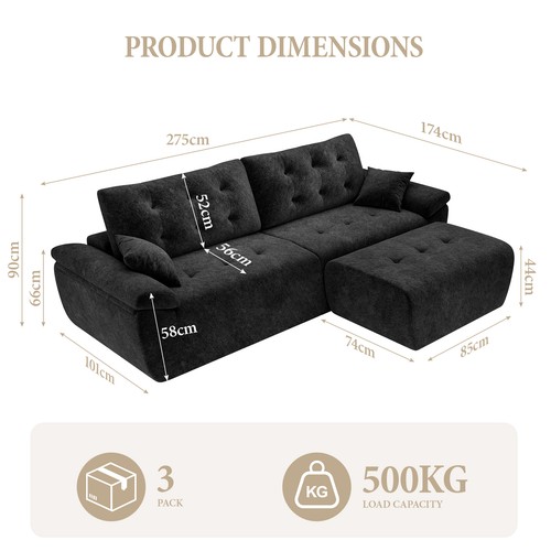 Ecksofa mit schlaffunktion - ecksofa,