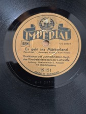 Es geht ins Märkerland / Schwarzbraun ist die Haselnuß, WW2, Schellackplatte