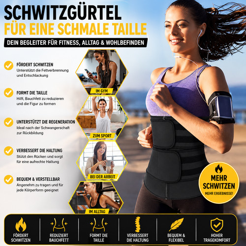 Schwitzgürtel neopren - schwitzgürtel,