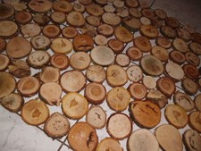 Holzscheiben, Holz, 3-6 cm, 4 kg Karton, Basteln, Naturholz, Dekoscheiben ,rund