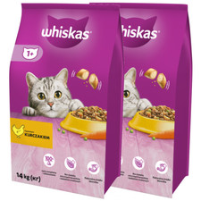 2x14 kg WHISKAS Trockenfutter