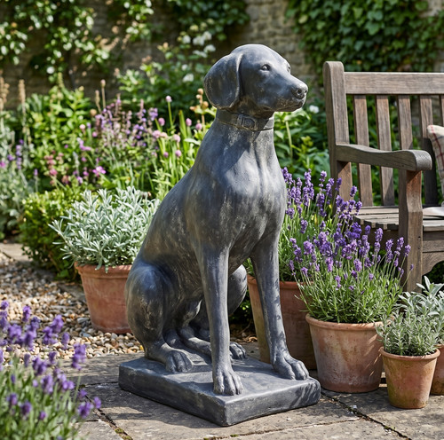 Gartenfigur hund 75 - hund, cm