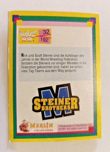 Wwf wrestling sammelkarte - wwf,