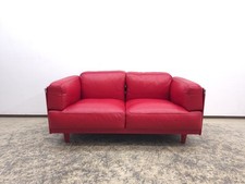 Poltrona Frau Twice Sofa Designersofa Ledersofa Couch Zweisitzer Rot