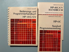 Bedienungs- und Programmierhandbuch HP 41C 41CV aus 1981 DEUTSCH