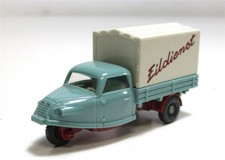 Modellauto H0 1:87 PKW Wiking Goliath Dreirad Pritsche/Plane (51-52)