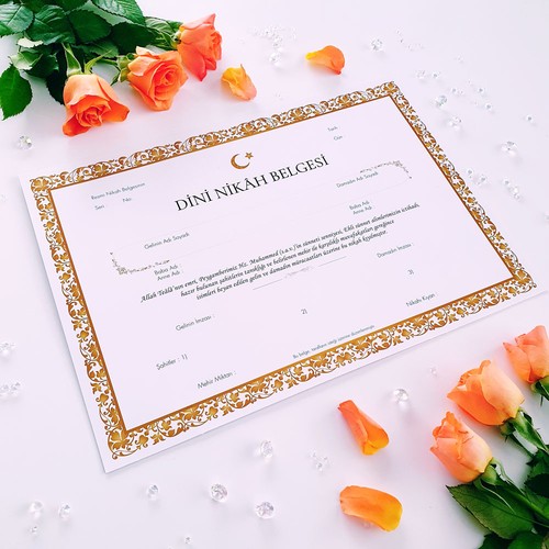 Dini nikah belgesi - dini,