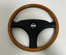 Momo VL35 KBA 70113 Echtholz Lenkrad Ø35cm - VINTAGE 1988 J. Made in Italy